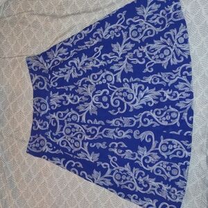 Blue Embroidered Early 2000's Harold's Skirt